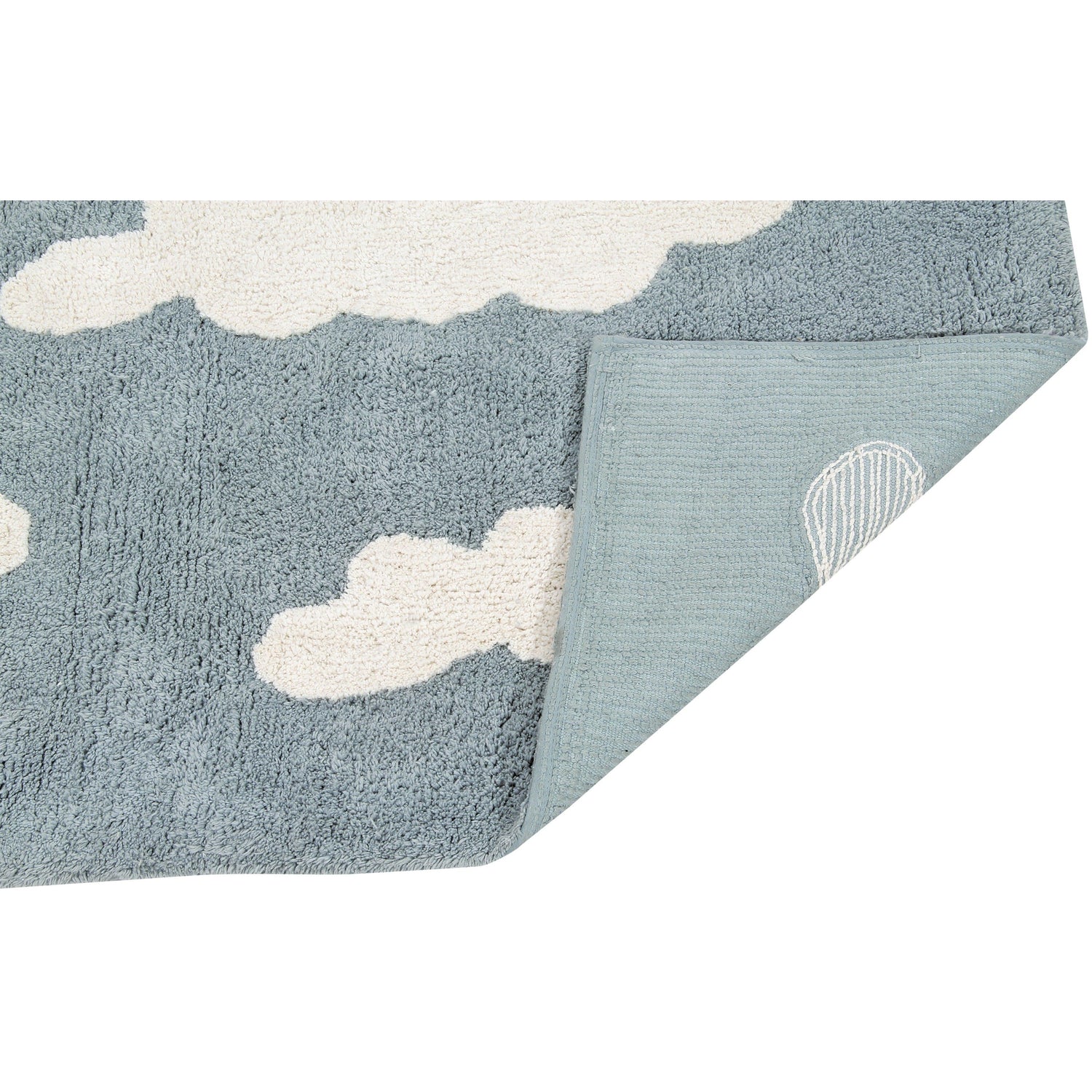 Rugs by Roo | Lorena Canals Clouds Vintage Blue Machine Washable Area Rug-C-CL-VB