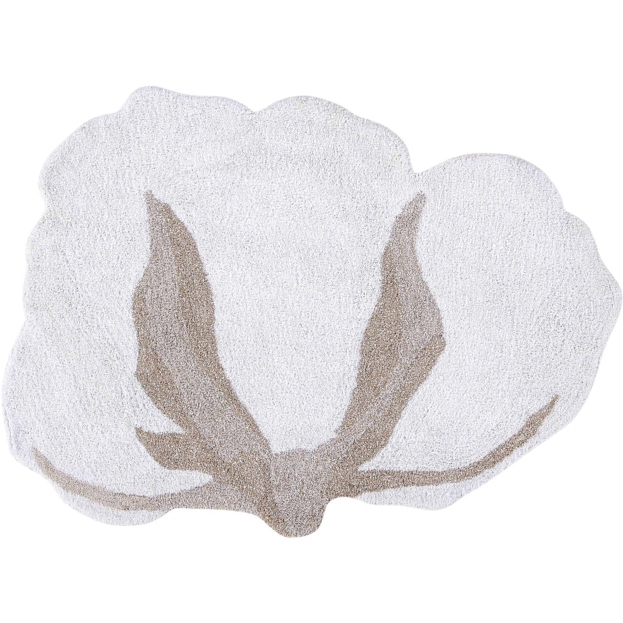 Rugs by Roo | Lorena Canals Cotton Flower Machine Washable Area Rug-C-COT-FLOWER