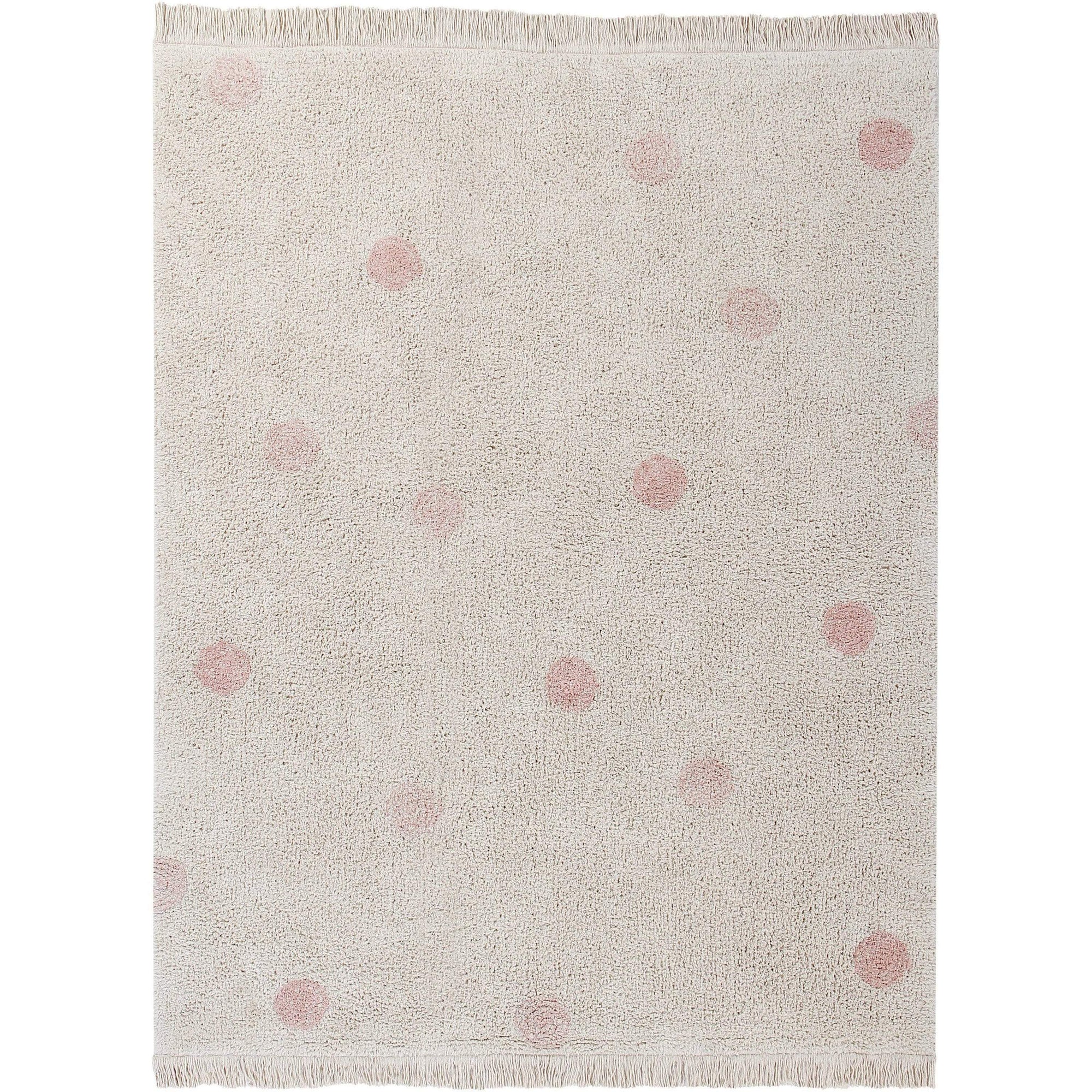 Lorena Canals Hippy Dots Natural Vintage Nude Washable Area Rug