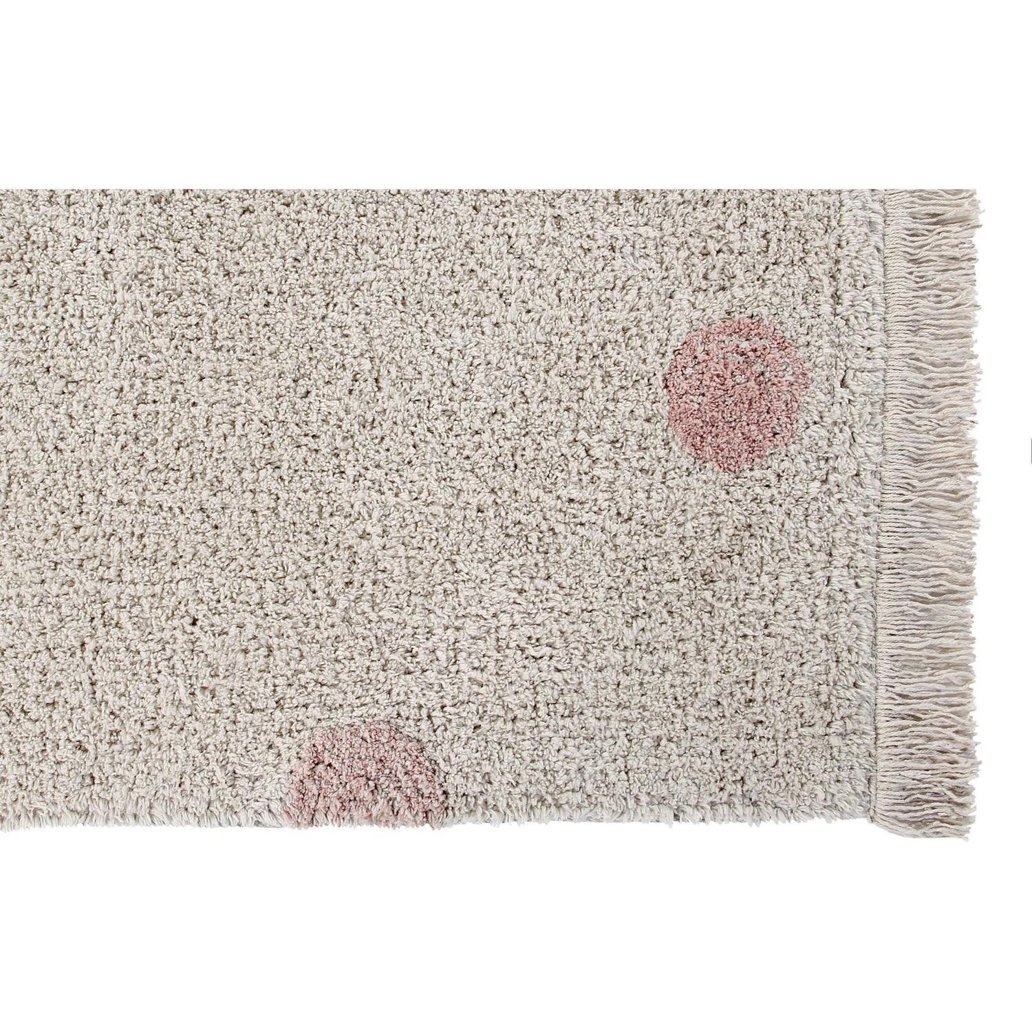 Rugs by Roo | Lorena Canals Hippy Dots Natural Vintage Nude Washable Area Rug-C-HIDO-VNU