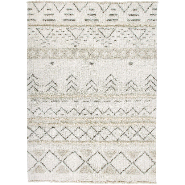 Lorena Canals Steppe White Woolable Area Rug