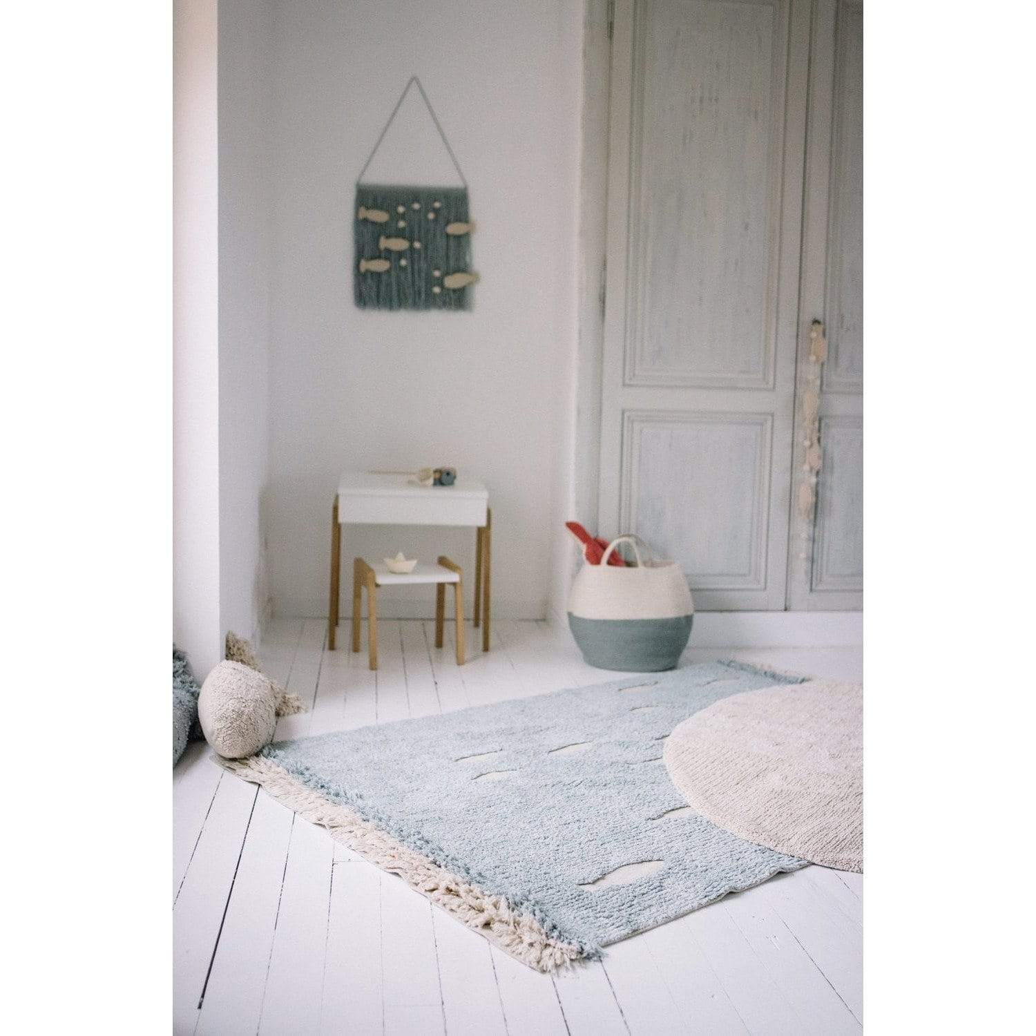 Rugs by Roo | Lorena Canals Ocean Shore Machine Washable Area Rug-C-OCEAN