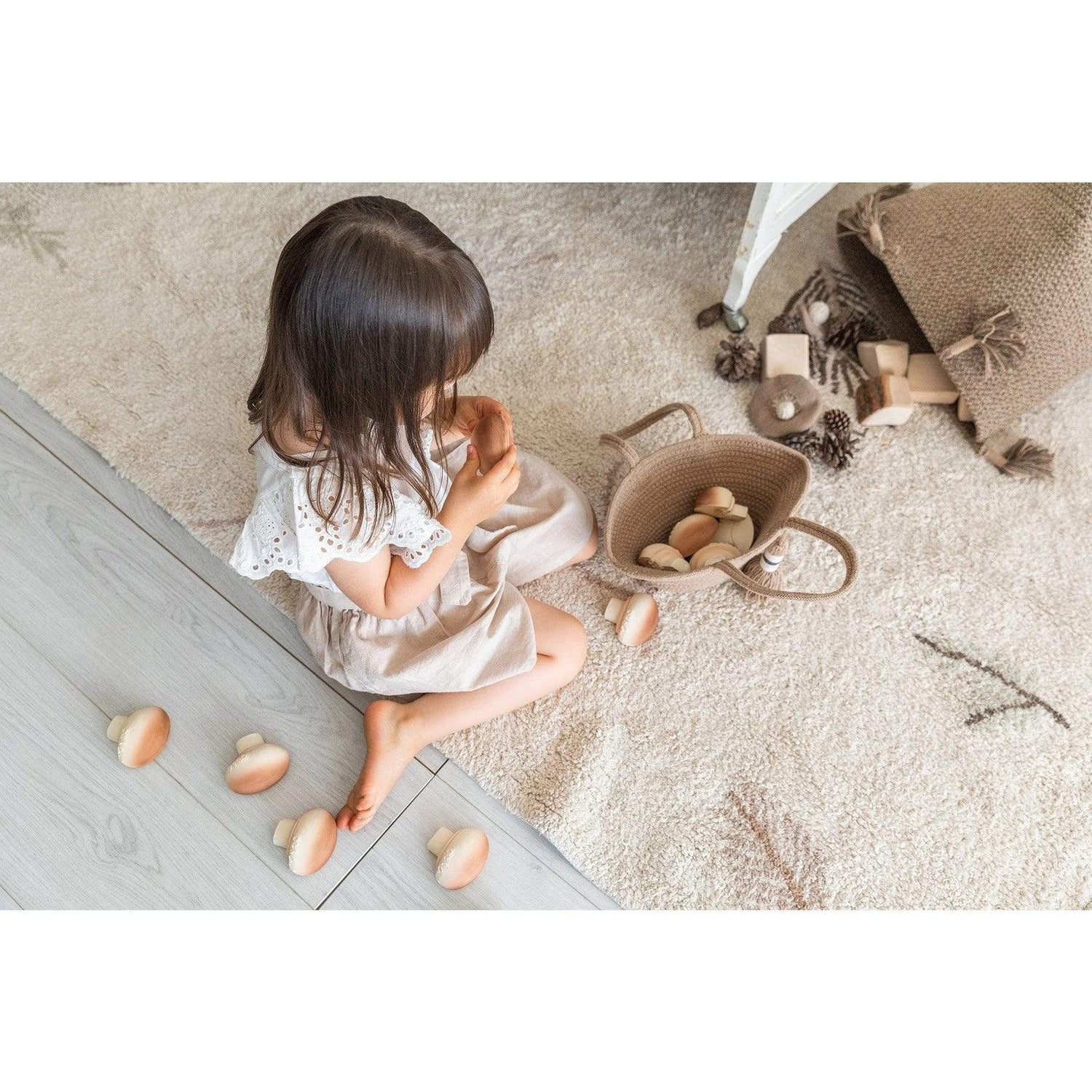 Rugs by Roo | Lorena Canals Pine Forest Washable Rug-C-PIFOREST