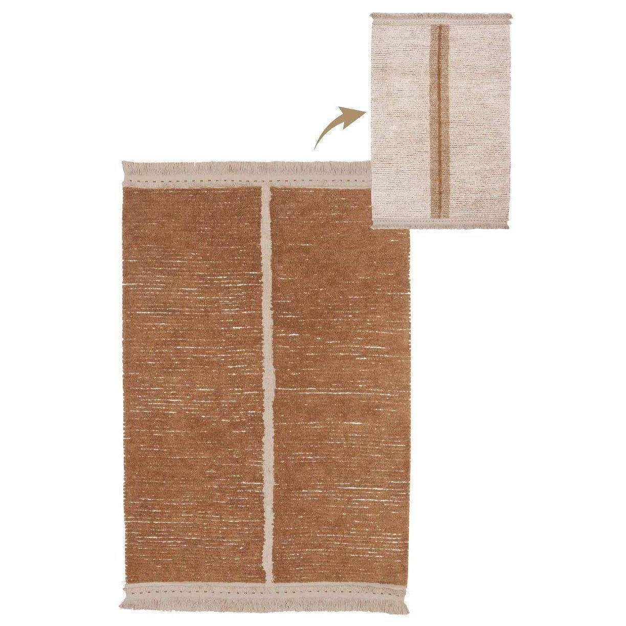 Lorena Canals Reversible Duetto Toffee Washable Area Rug