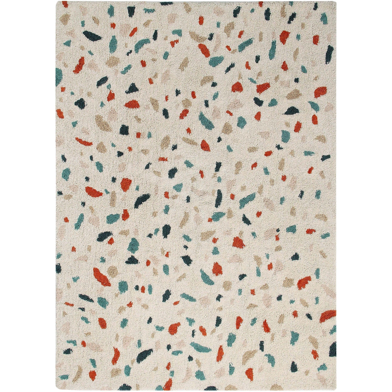 Terrazzo Marble Machine Washable Area Rug