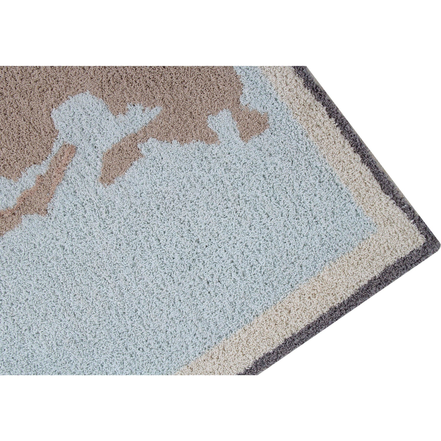 Rugs by Roo | Lorena Canals Vintage Map Machine Washable Kids Area Rug-C-VINTMAP