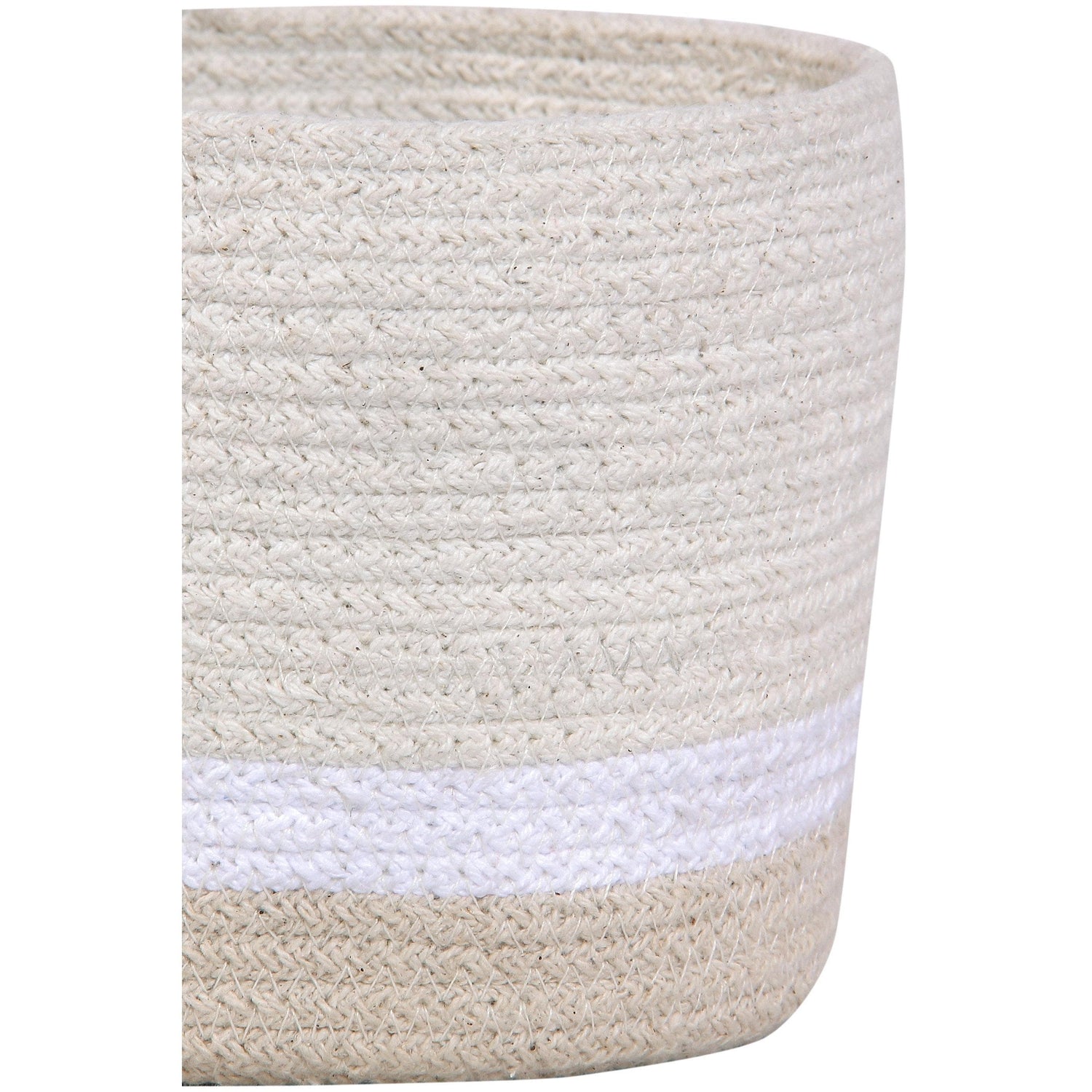 Rugs by Roo | Lorena Canals Mini Tricolor Ivory Basket-BSK-TRIC-IVO