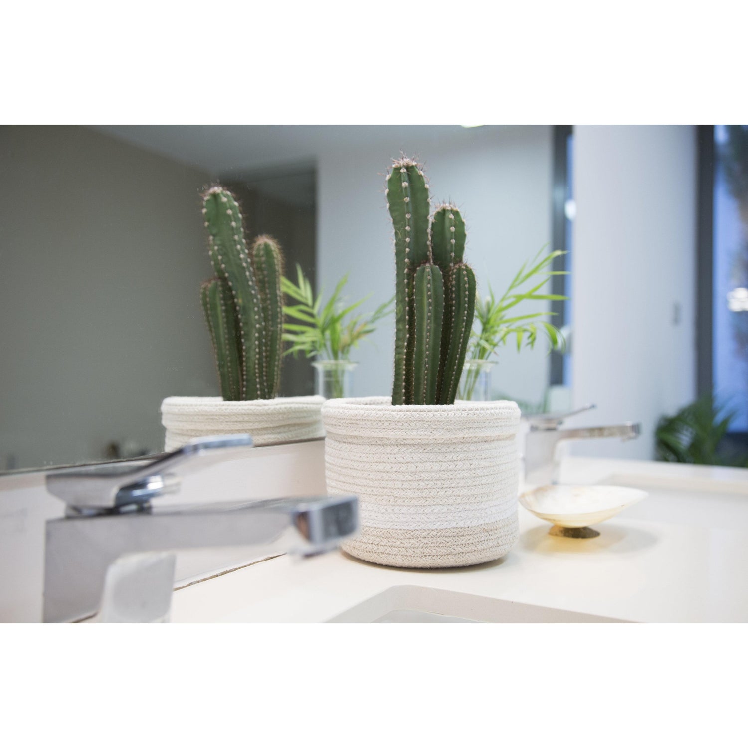 Rugs by Roo | Lorena Canals Mini Tricolor Ivory Basket-BSK-TRIC-IVO