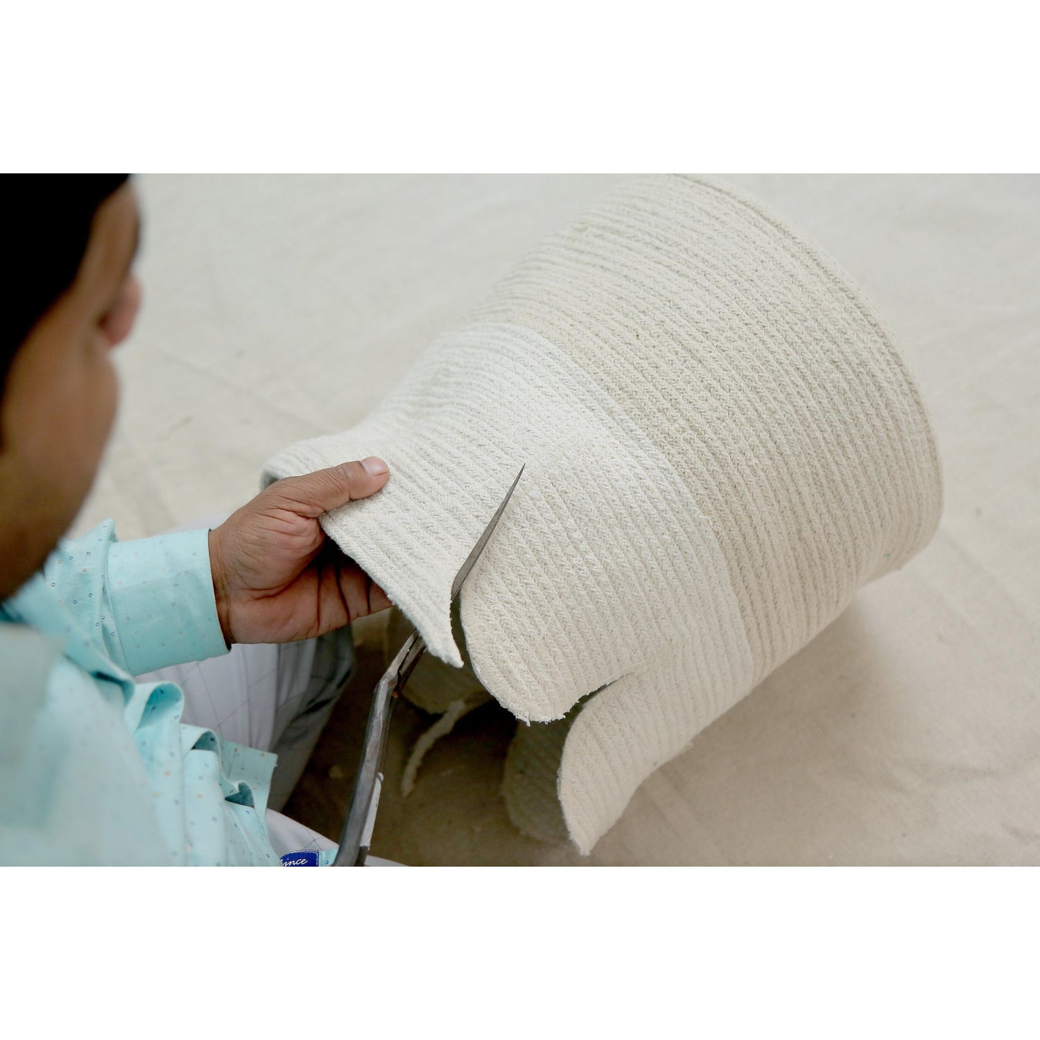 Rugs by Roo | Lorena Canals Petals Ivory Natural Basket-BSK-PETALS-IVO