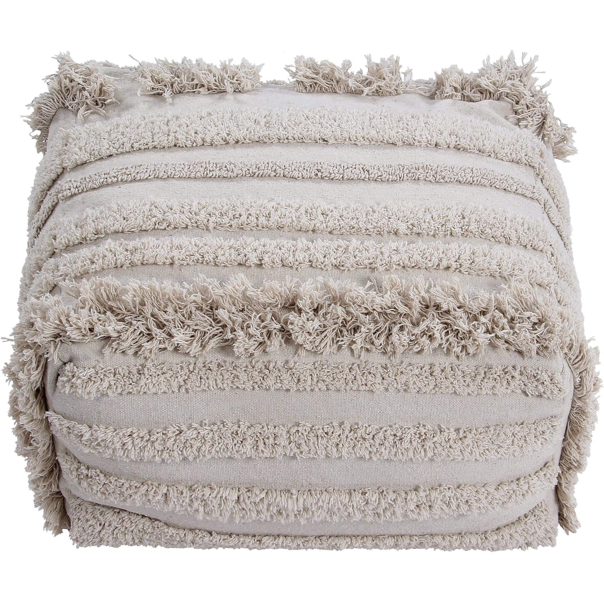 Rugs by Roo | Lorena Canals Early Hours Air Natural Pouffe-P-AIR-NAT