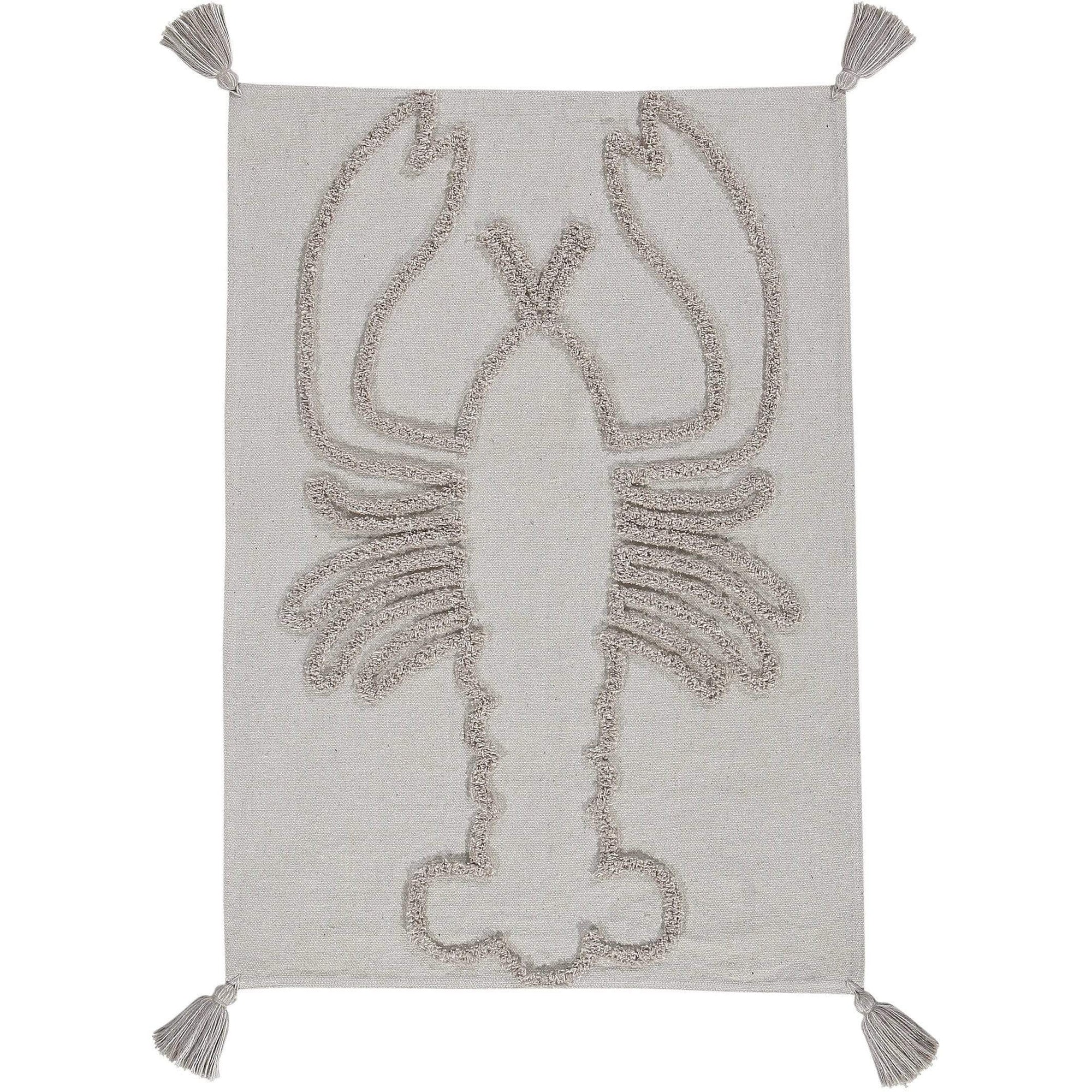 Rugs by Roo | Lorena Canals Lobster Natural Wall Hanging-HANG-LOBSTER