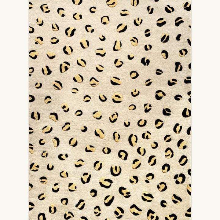 Rugs by Roo  100% New Zealand Wool Leopard Area Rug by Maison Deux