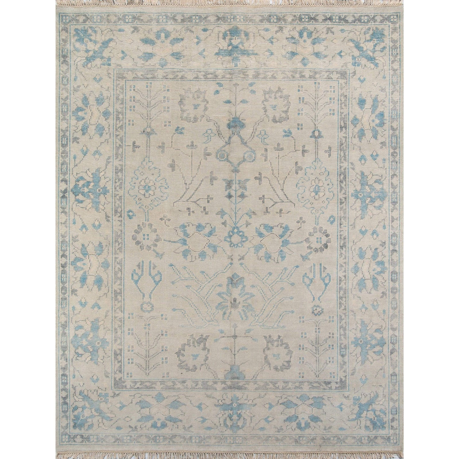 Rugs by Roo  Jaipur Living Tessera Hand-Knotted Cream Area Rug