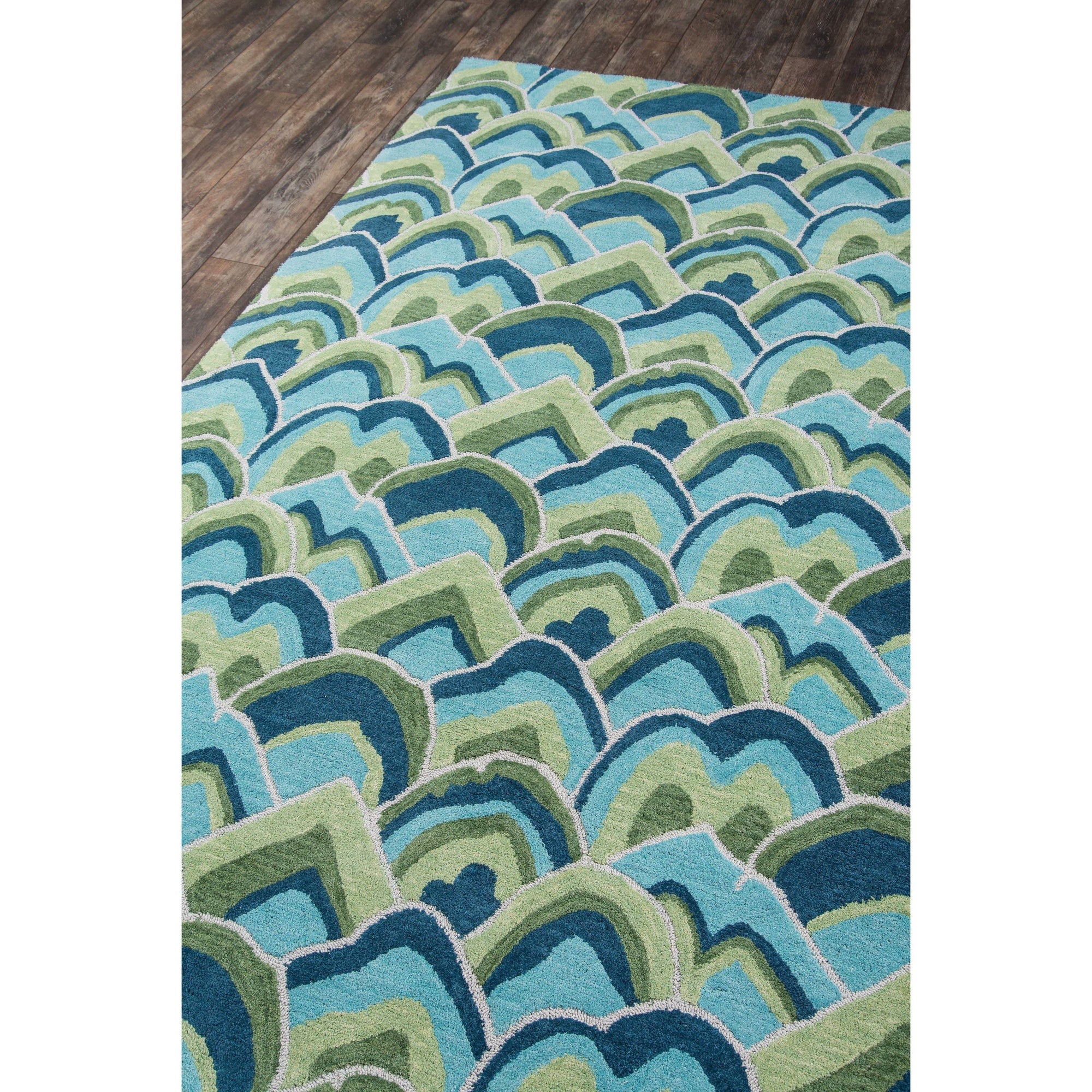 Rugs by Roo | Momeni Embrace Adventure Cloud Club Green Area Rug-EMBRAEMB-1GRN2030