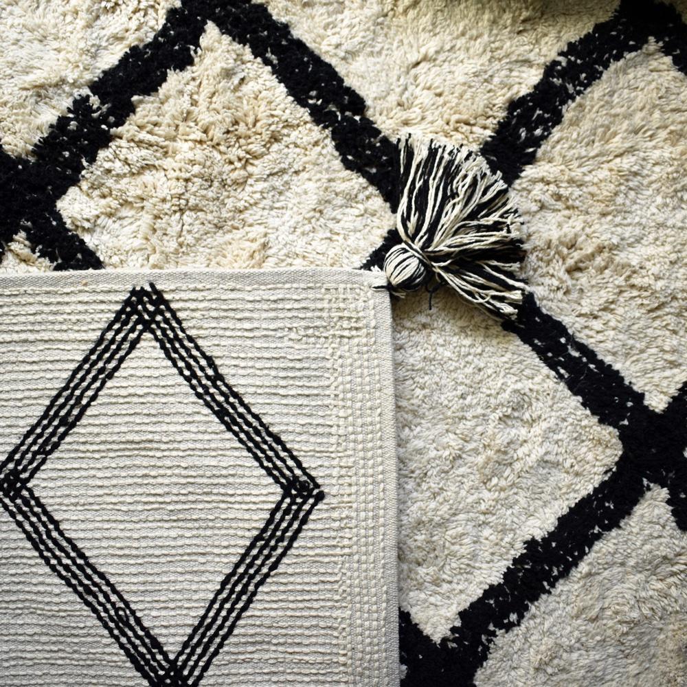 Oh Happy Home! Moroccan Trellis Wool Area Rug 5'x7' 5'x8' 7'x10' - Rugs by  Roo