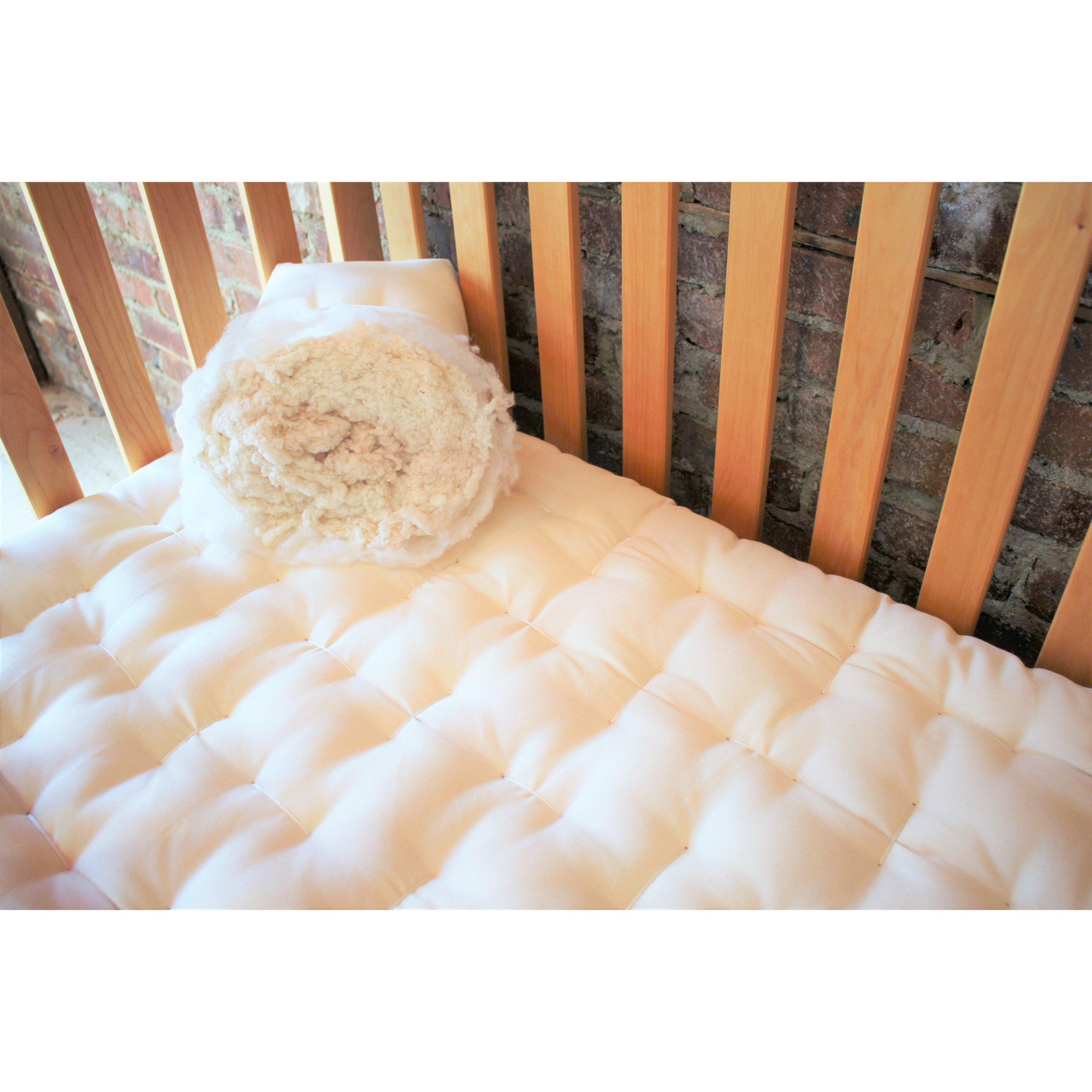 Rugs by Roo | White Lotus Home Dreamton Organic Vegan Crib Mattress-OCMNFR