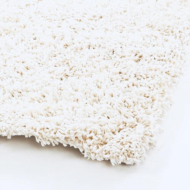 Rugs by Roo | Organic Weave Signature Ivory Cotton Shag Rug-OW-SHGIVY-0508