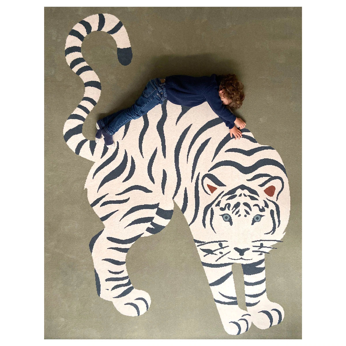 Tigre Aqua Area Rug